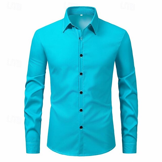 Shirt Beach Up Button Casual Summer Men's