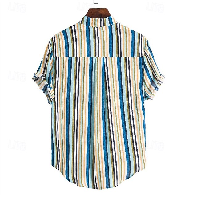 Popover Summer Beach Casual Shirt Men's