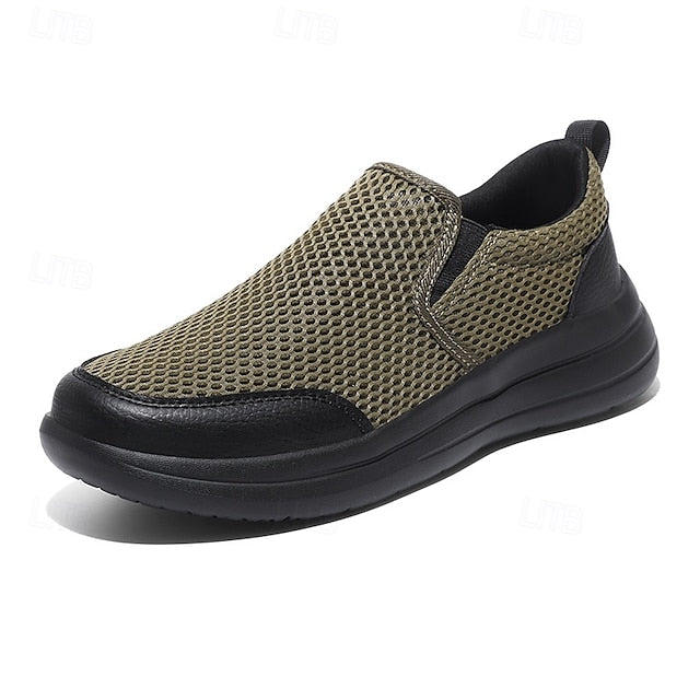 Shoes with Print Canvas Men's Animal Espadrille Slip-On