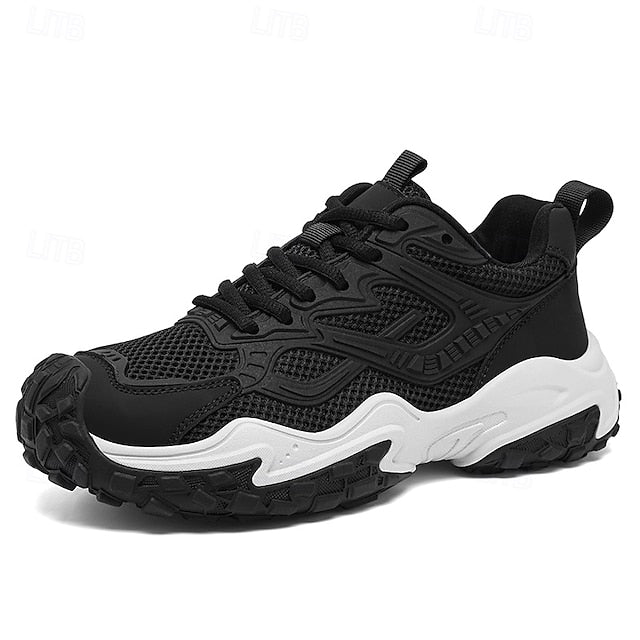 Green Olive Walking Sneakers Hiking - Men's Durable Outdoor
