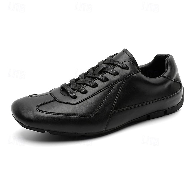 Men's with Rubber White Brown Sneakers Sole Suede Dark