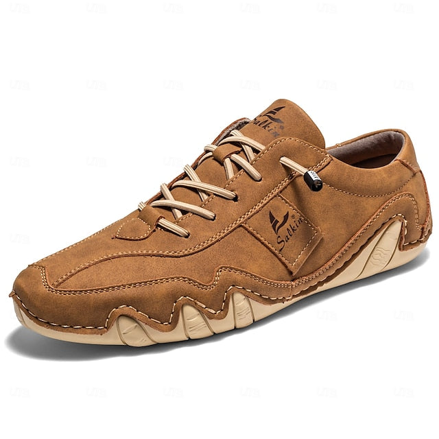 with Men's Green Leather Unique Sneakers Casual Faux