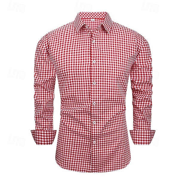 Summer Shirt Beach Button Up Casual Men's