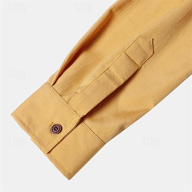 Linen Men's White Shirt Cotton Summer