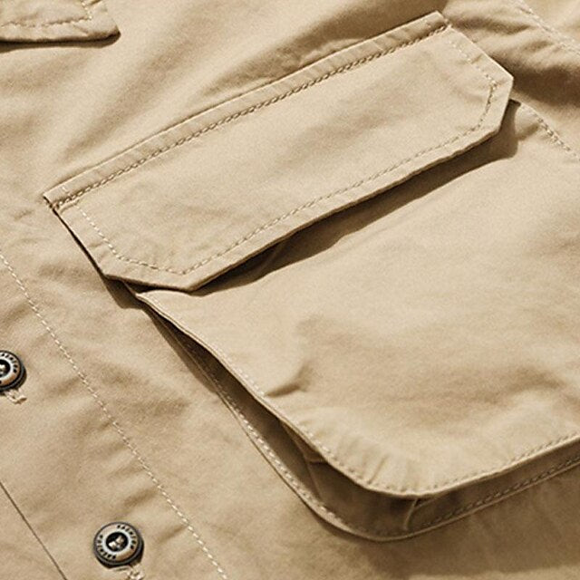 Work Shirts Workwear Men's Button Casual Shirt