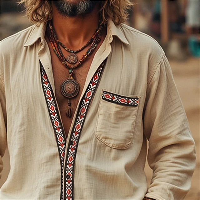 Men's Pants Trousers Beach Pants Summer Pants Linen