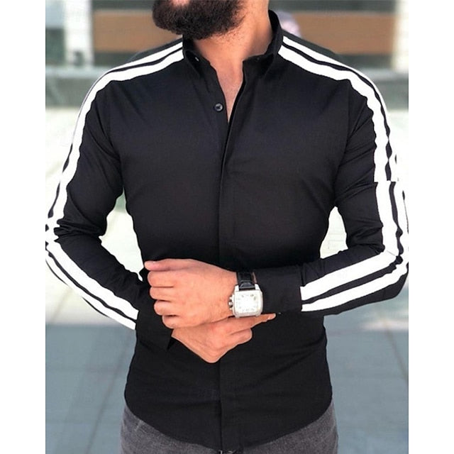 Casual Shirt Up Button Summer Beach Men's