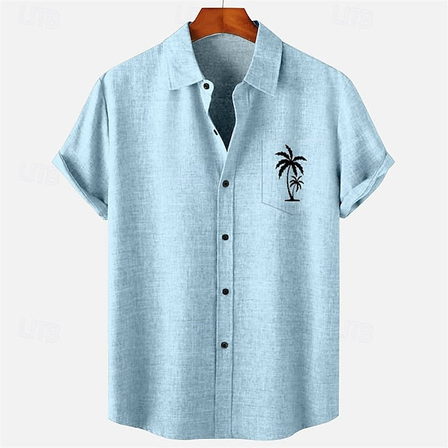 Casual Summer Men's Minimalist Shirt Aloha