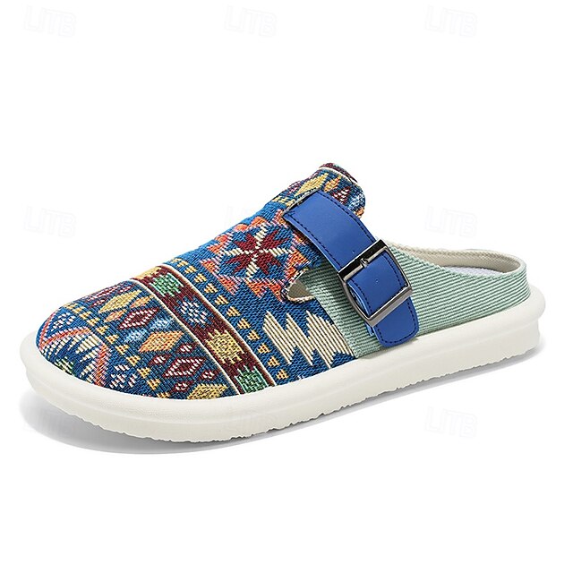 Adjustable with – Slip-On Strap Grey Men's Shoes Walking