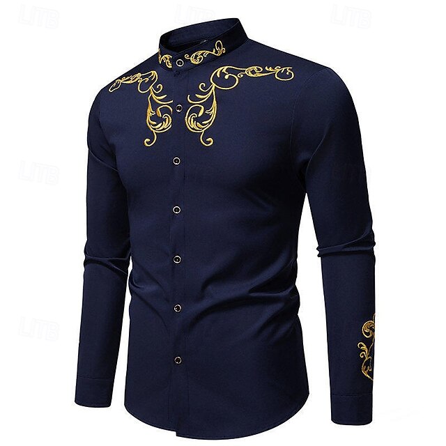 Men's Up Button Shirt Beach Summer Casual