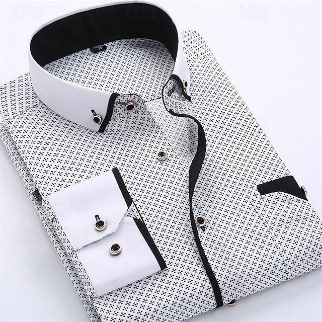 Shirt Casual Button Up Men's Beach Summer