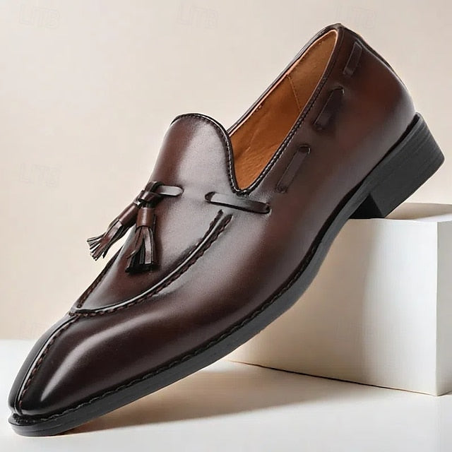 Tassel Detail Derby with Shoes - Brown Men's Kentucky