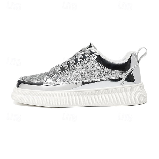 Sneakers Men's Leather Comfortable Slip Casual PU Walking
