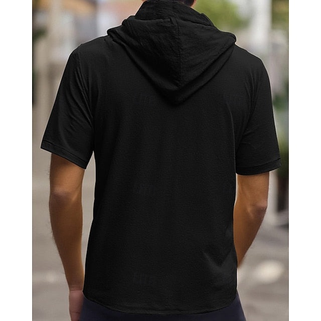 Up Shirt Men's Casual Linen Plain Button