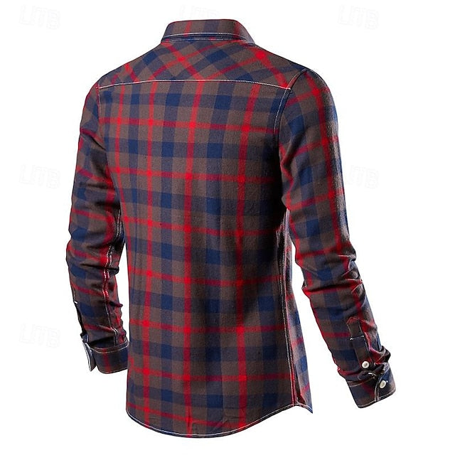 Shirt Up Summer Casual Beach Button Men's