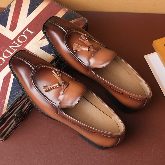 Tassel Detail Derby with Shoes - Brown Men's Kentucky