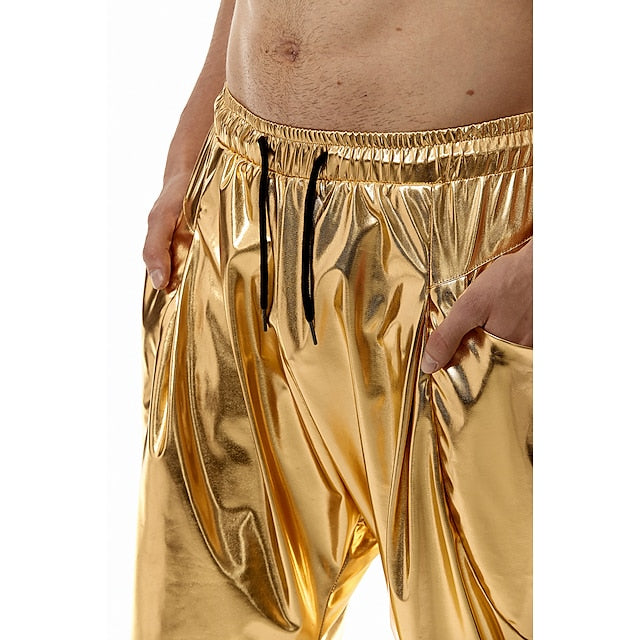 Trousers Sequin Elastic Casual Pants Men's Joggers