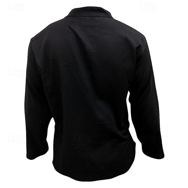 Beach Summer Casual Shirt Men's Up Button