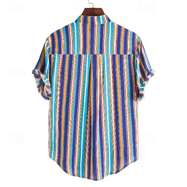 Popover Summer Beach Casual Shirt Men's