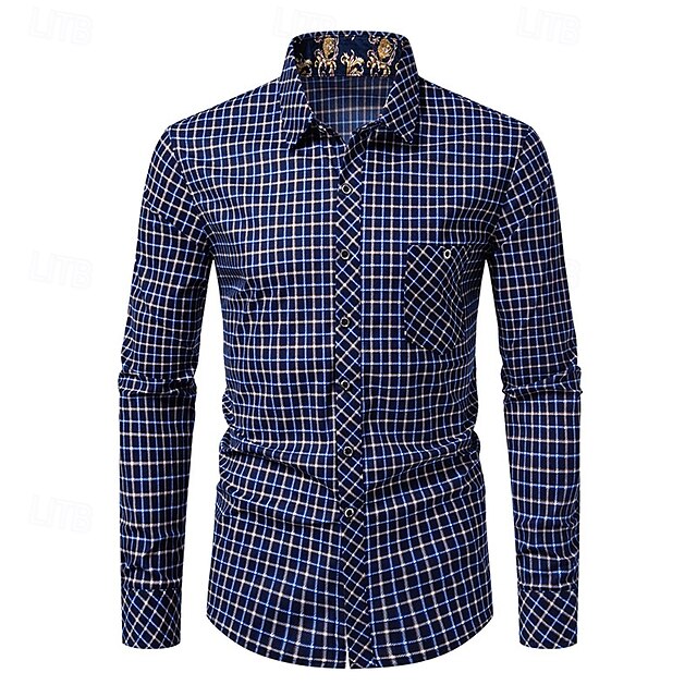 Shirt Men's Casual Summer Button Up