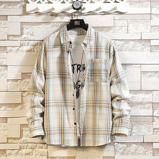 Summer Up Beach Button Shirt Men's Casual