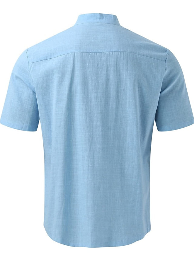 Shirt Collar Men's Mandarin Chinese