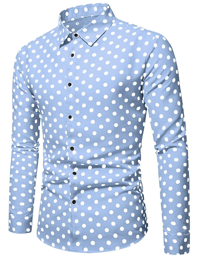 Button Shirt Black Men's Casual Summer Up