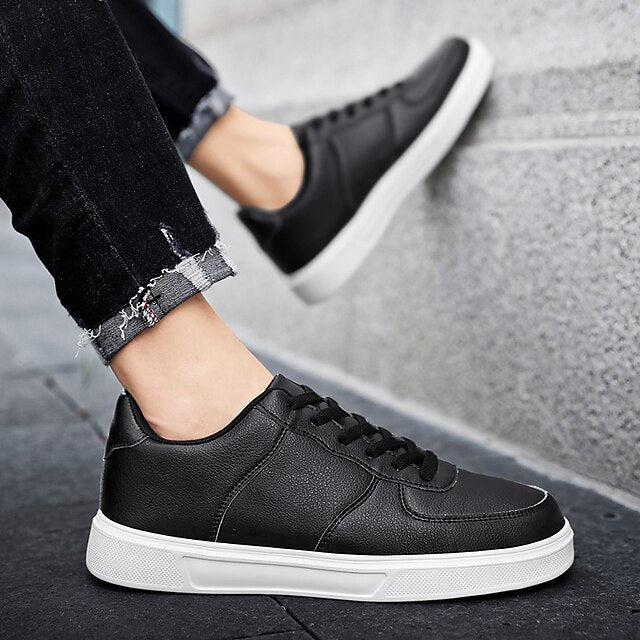 Shoes White Daily Walking Casual Retro Sneakers Men's