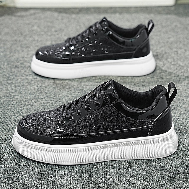 Sneakers Men's Leather Comfortable Slip Casual PU Walking