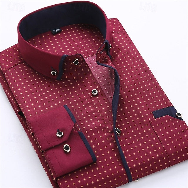 Shirt Casual Button Up Men's Beach Summer