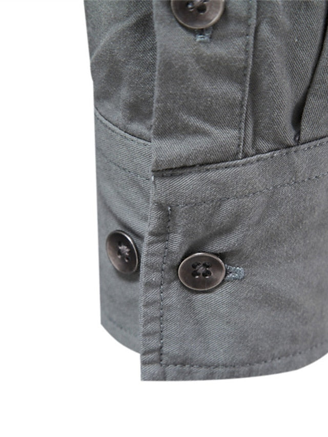 Button Shirt Up Men's Blue Black Casual Navy