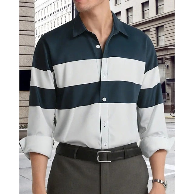 Button Summer Up Casual Shirt Beach Men's