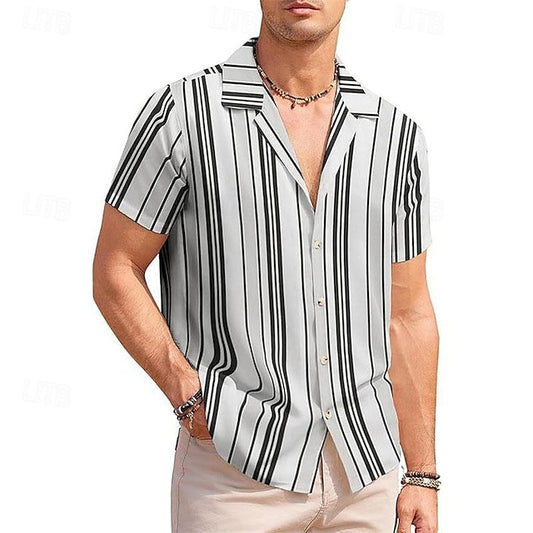 Beach Summer Up Shirt Men's Casual Button