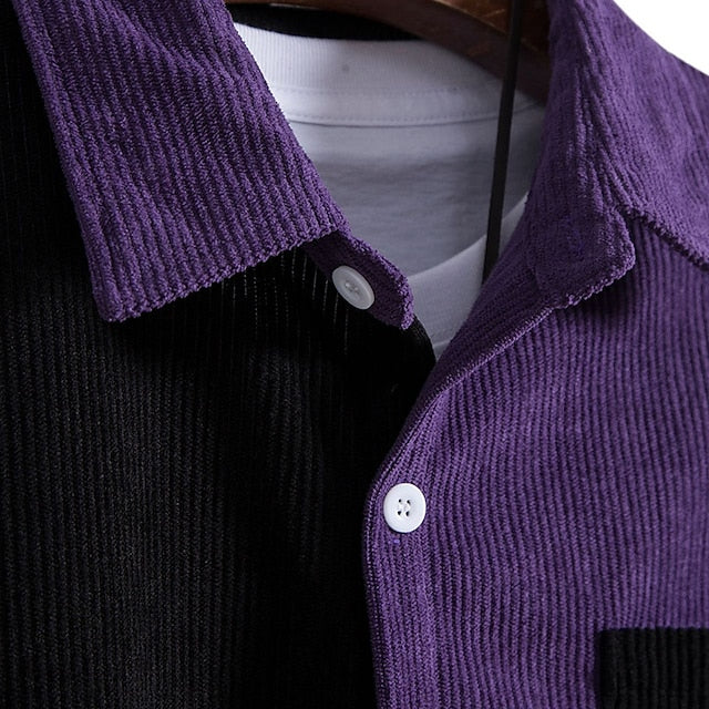 Shirt Summer Casual Beach Men's Up Button