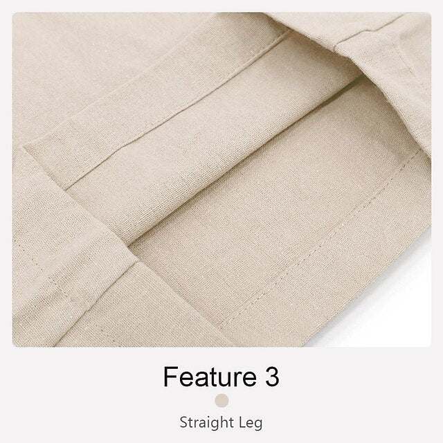 Shirts Vintage Retro Ethnic Men's Linen Shirt