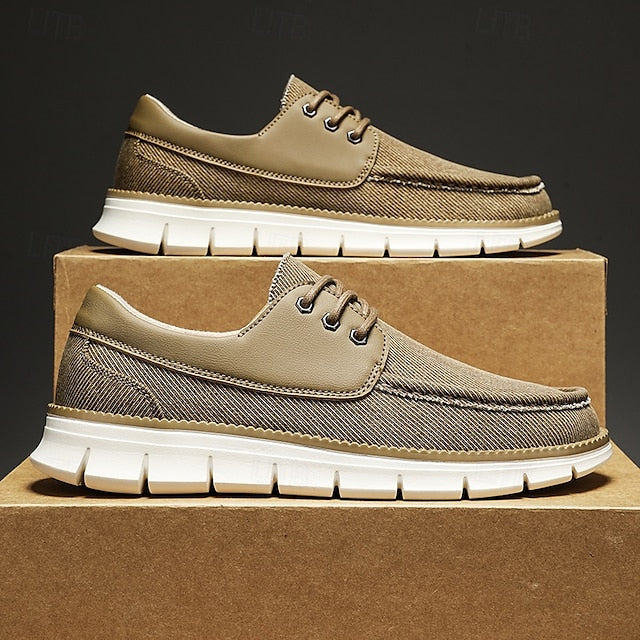 Mesh with Design Slip-On Breathable Fashionable Shoes Men's