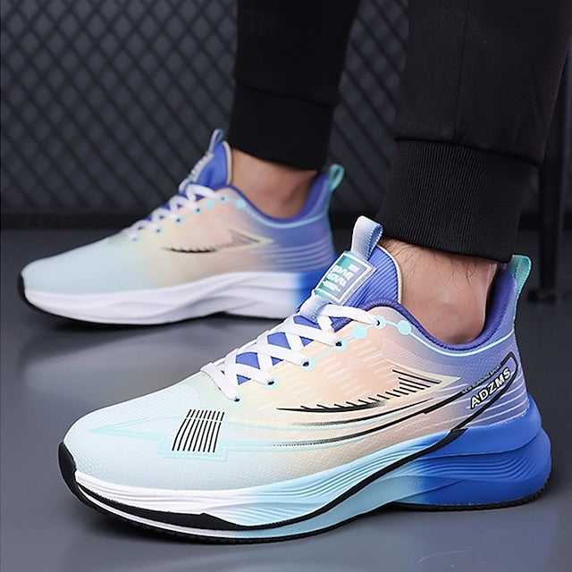 Running Men's Shoes Gradient – Cushioned Lightweight