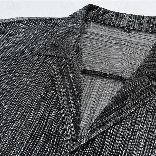 Men's Button Casual Shirt Up Beach Summer