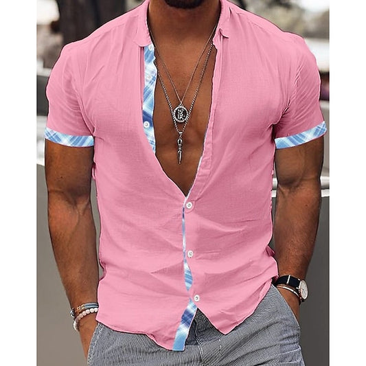 Beach Black Summer Shirt Men's / Casual