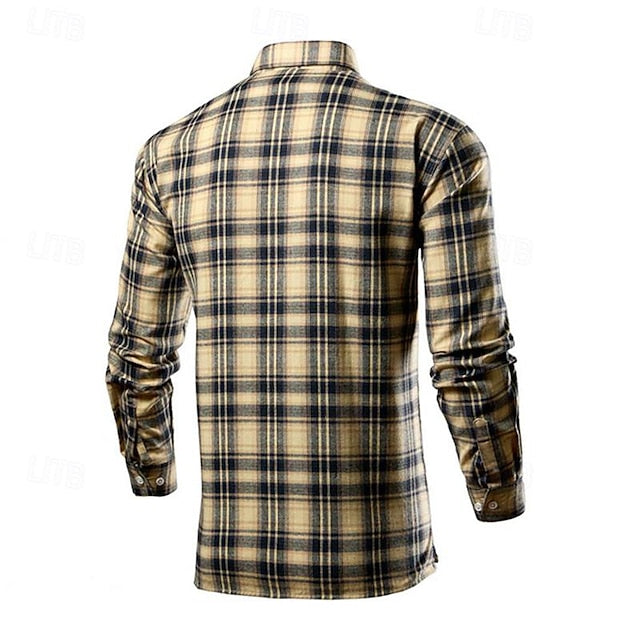 Button Men's Navy Black-White Summer Up Shirt