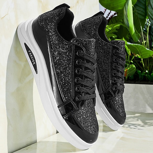 PU Casual Walking Slip Comfortable Sneakers Men's Leather
