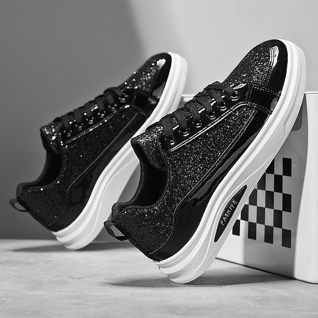 PU Casual Walking Slip Comfortable Sneakers Men's Leather