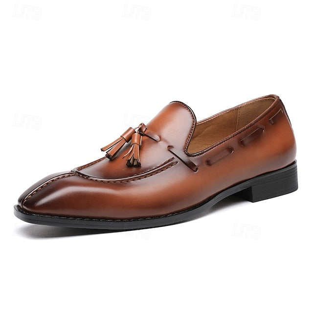 Tassel Detail Derby with Shoes - Brown Men's Kentucky