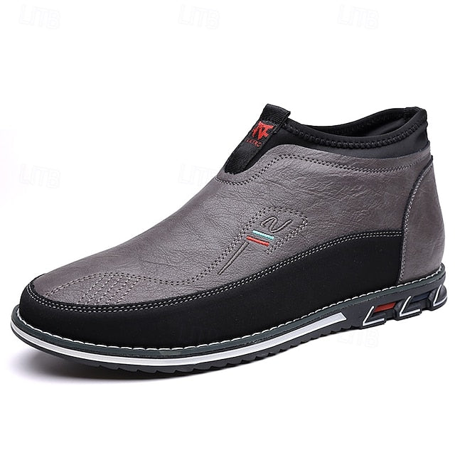 Loafers Suede Driving Men's Slip-On with Flexible Shoes:
