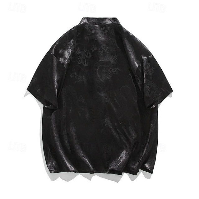 Men's Shirt Beach Button Casual Up Summer