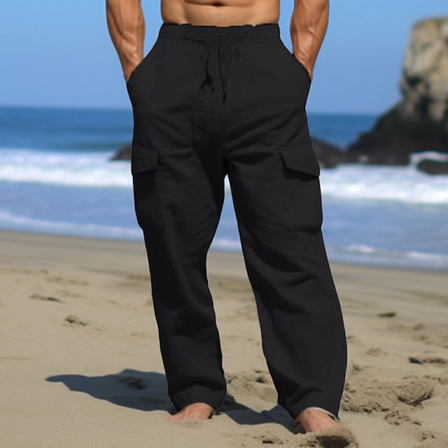 Cargo Summer Beach Pants Trousers Pants Pants Men's