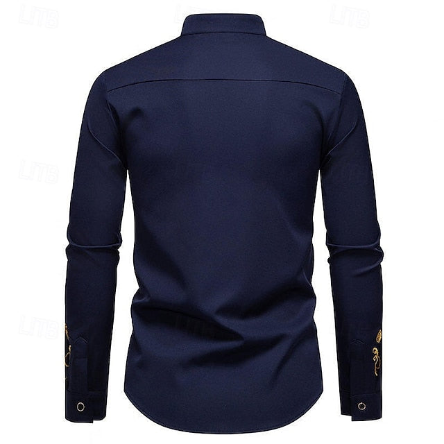Men's Up Button Shirt Beach Summer Casual