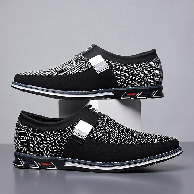 Shoes with Print Canvas Men's Animal Espadrille Slip-On