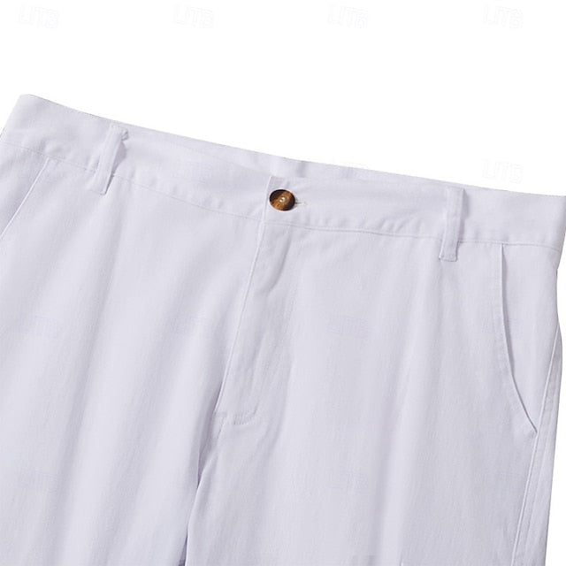 Casual Men's Cargo Chinos Pants Trousers Summer