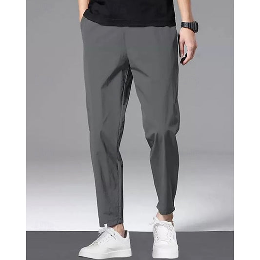Casual Skinny Trousers Pocket Drawstring Men's Pants